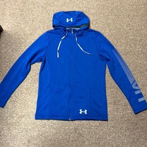 Mens Under Armour Blue Jacket Size Small